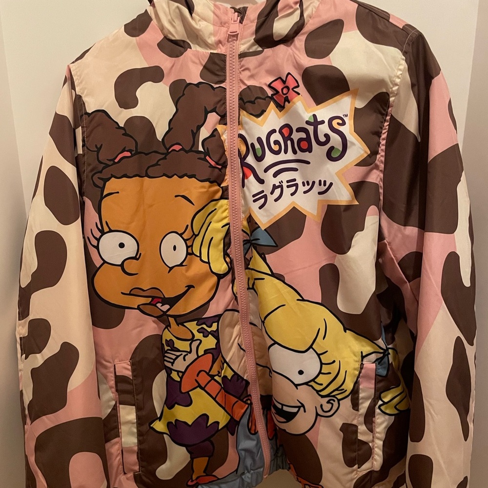 Members only Nickelodeon RugRats bomber coat.
